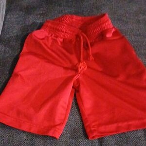 Red Kids Shorts